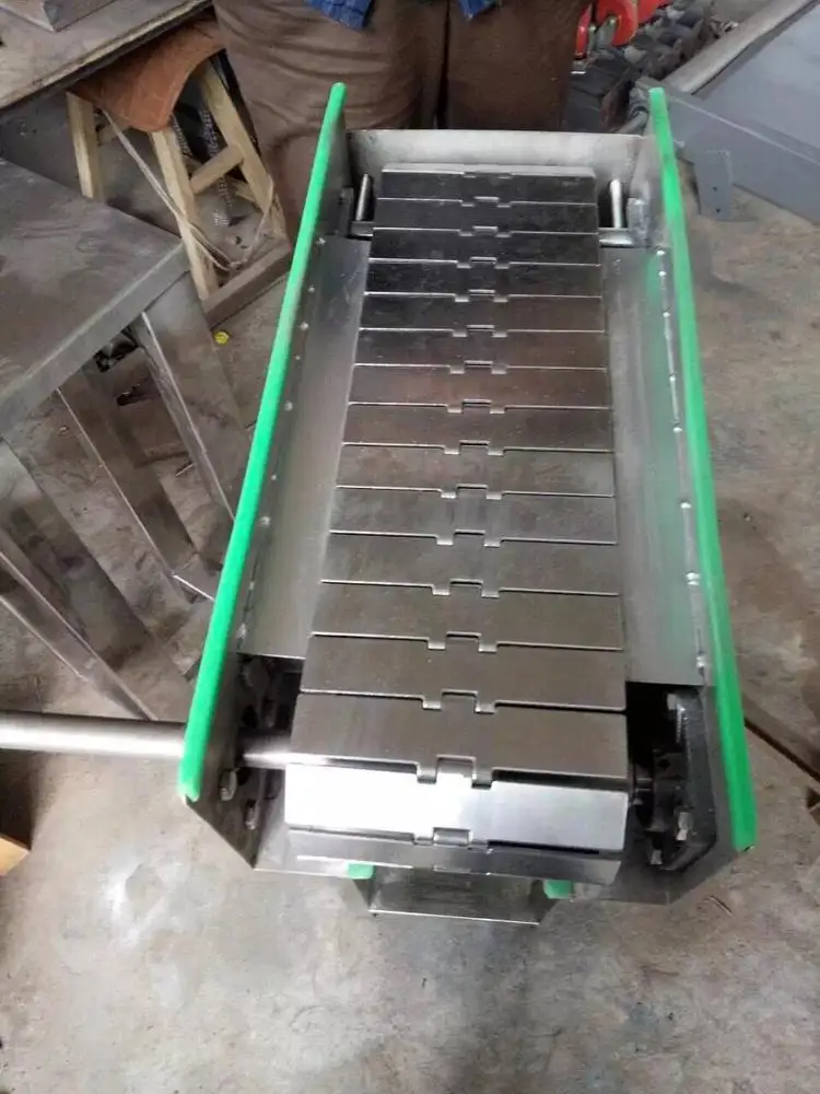 plate chain conveyor for bottles plastic slat chain conveyors