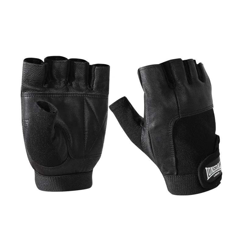 Wholesale custom half finger fitness sports gym weight lifting gloves for men