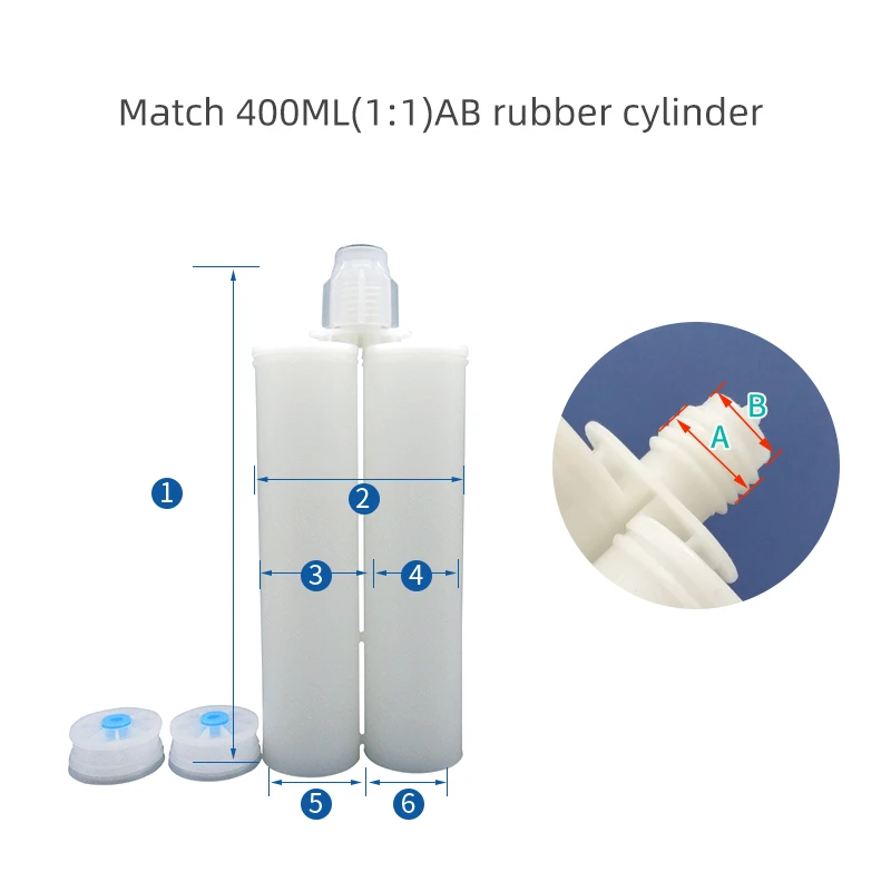 China Wholesale 400ML1:1 Dual Component Energy Saving Plastic Epoxy Resin AB Glue Mixing Glue Gun