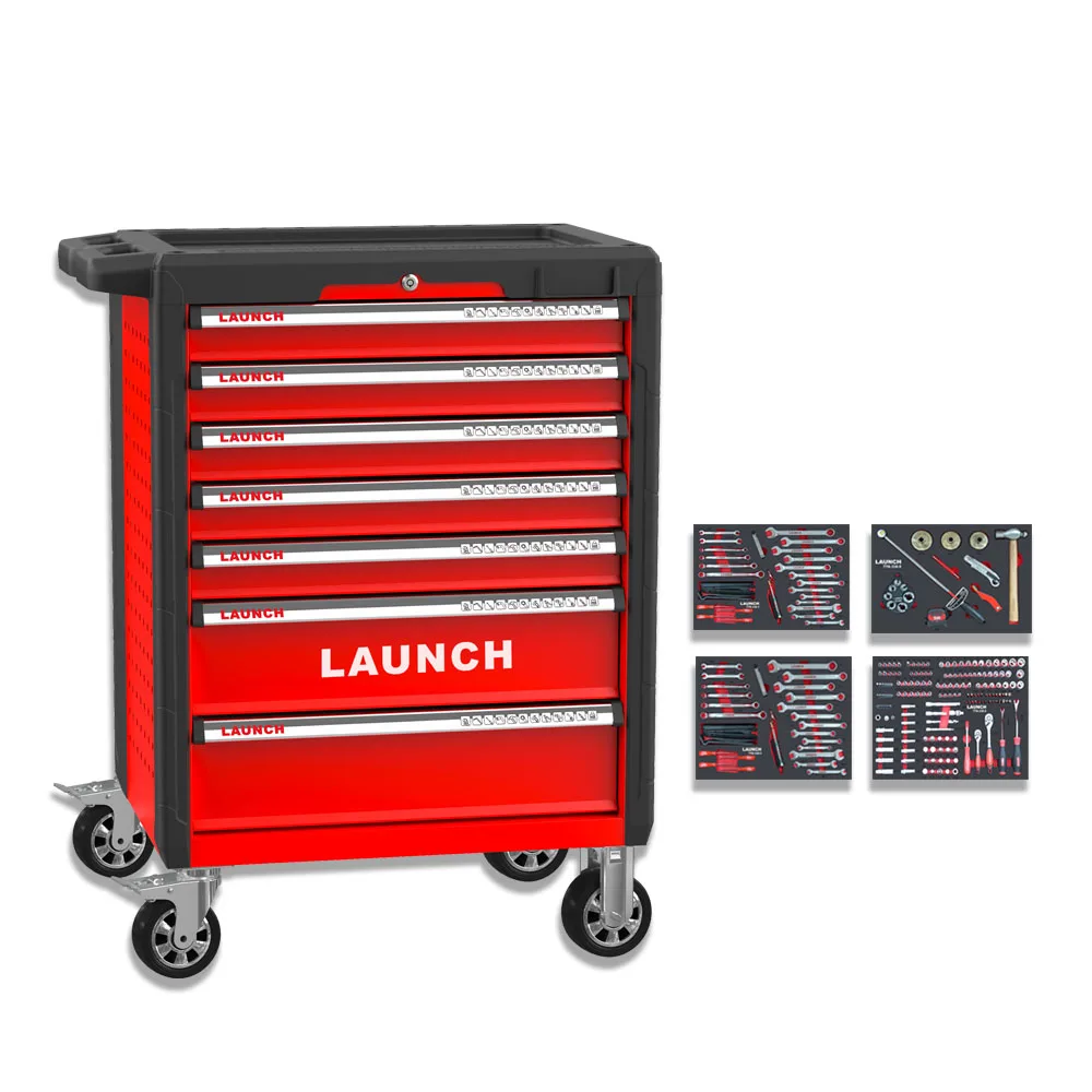 LAUNCH TTG338 Mechanic tools set for Garage auto repair Professional technician tools cabinet for workshop TTH-338