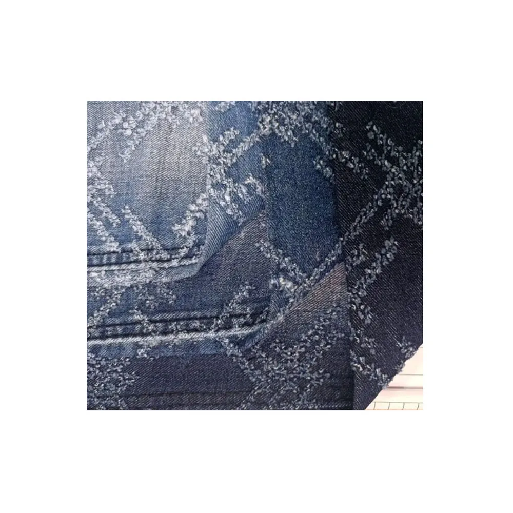 2192 TR thick low elastic cotton denim fabric for autumn and winter jeans garment manufacturer