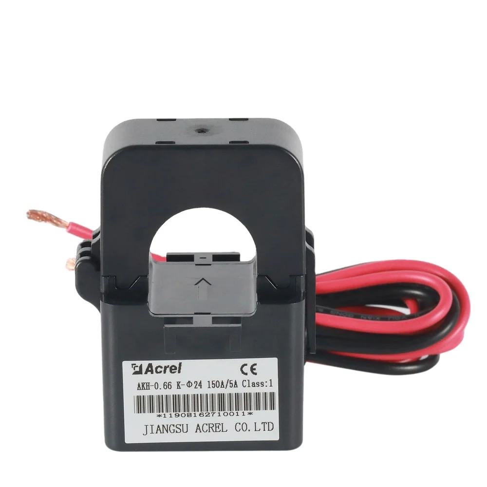 Acrel AKH-0.66/K-24N 0.5 Class 400A/100mA split core CT with RJ45/ split core CT for busbar