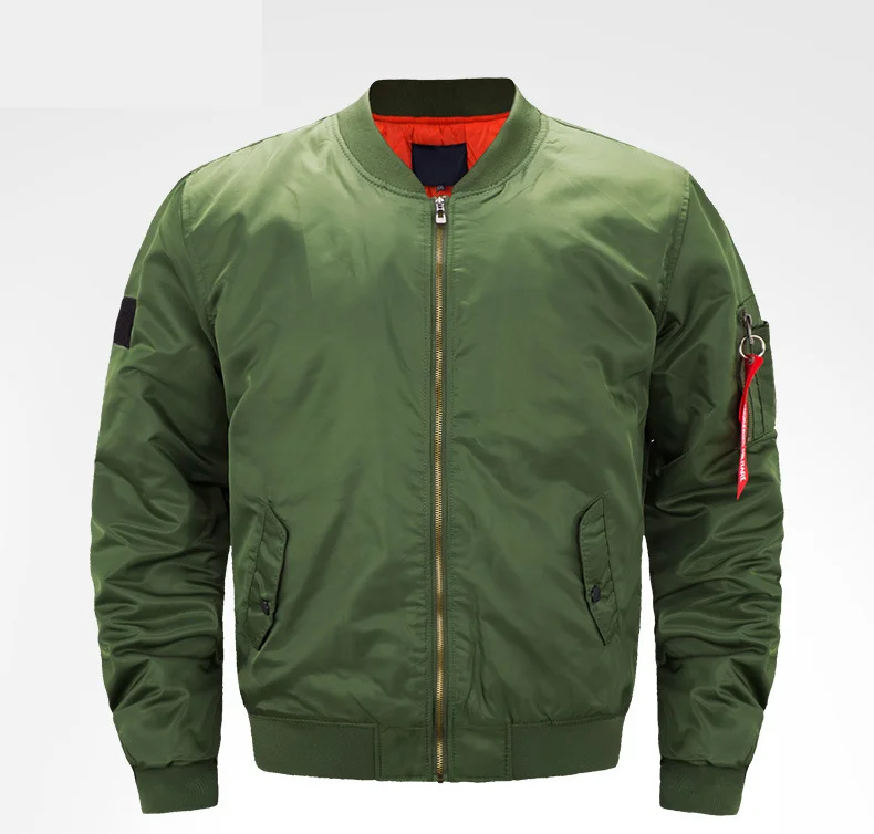 
Wholesale custom your logo classic men women nylon custom flight bomber jacket 