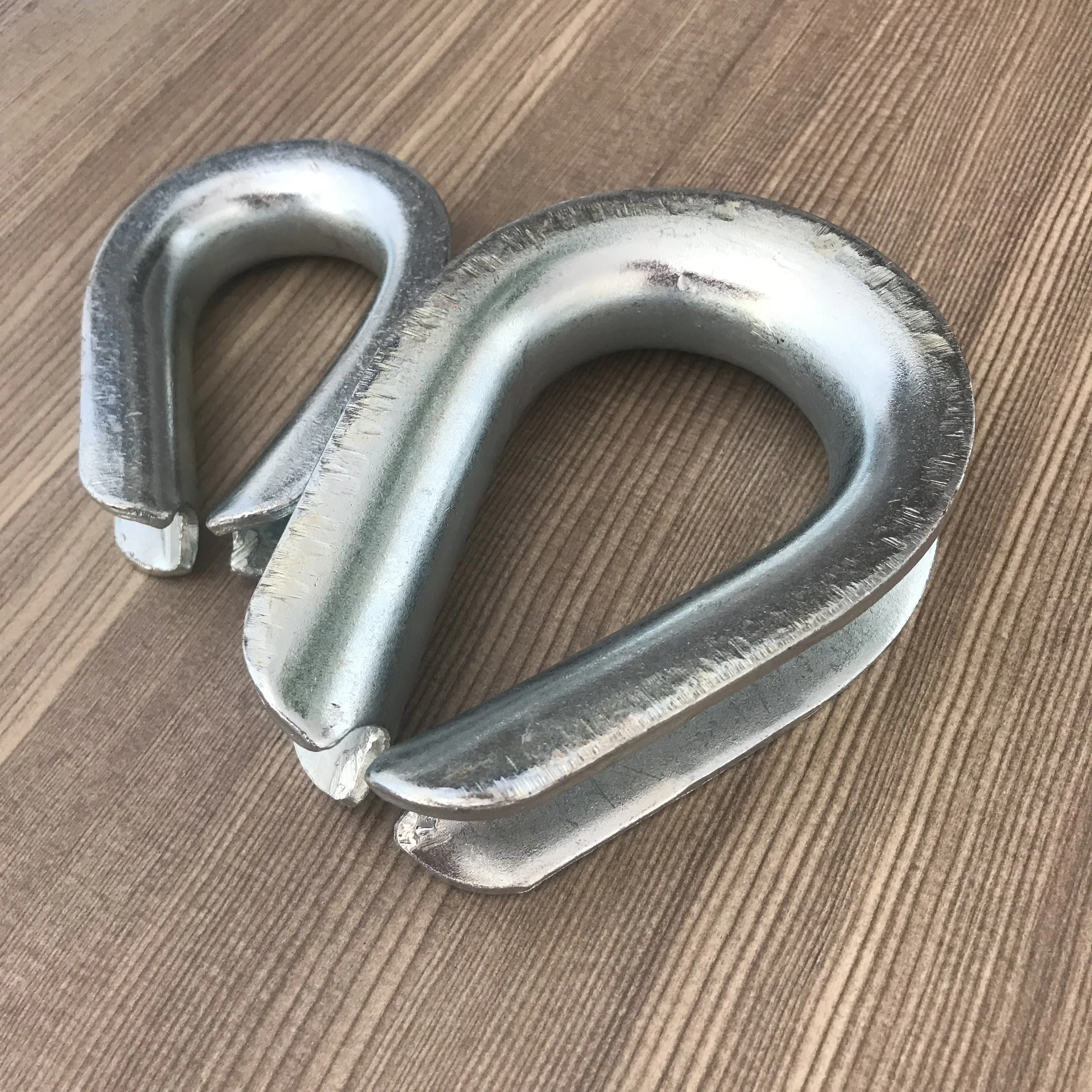 
Factory Directly Sales Stainless Steel US Type G 414 Wire Rope Thimble 