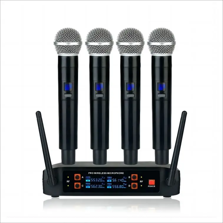 Hot Selling 2 In 1 Microphone Wireless With Low Price Wireless Microphone 3 In 1