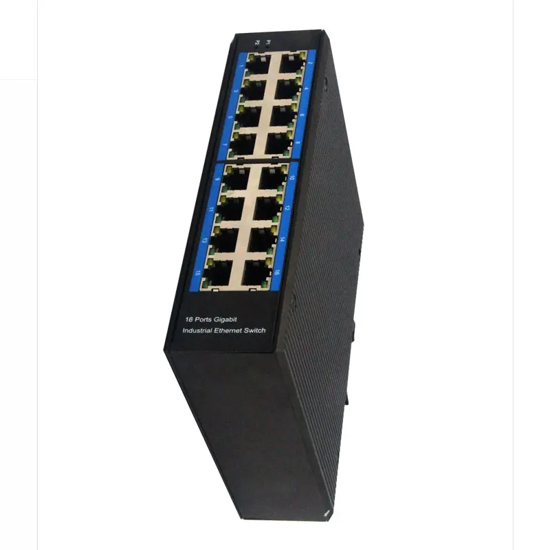 LBTD016G industrial switch poe sfp VLAN DC 48V input power portable 16port poe switches