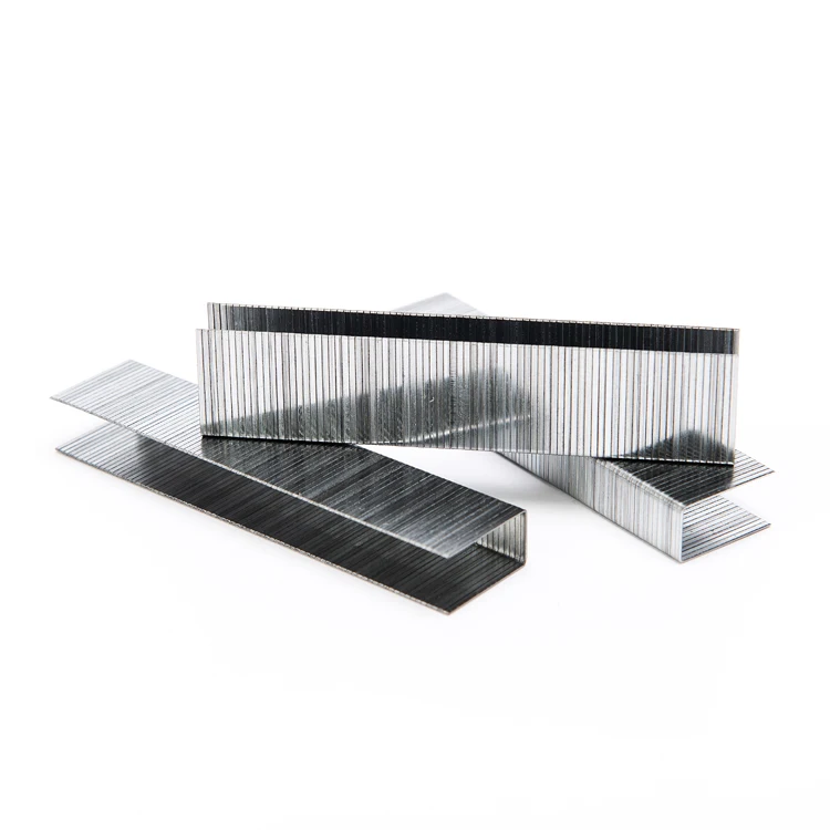 Gun Nails Factory Custom Galvanized Wire nail 10J series 1008J 1010J 1013J Decorative Black Office Staples for Wood Sofa