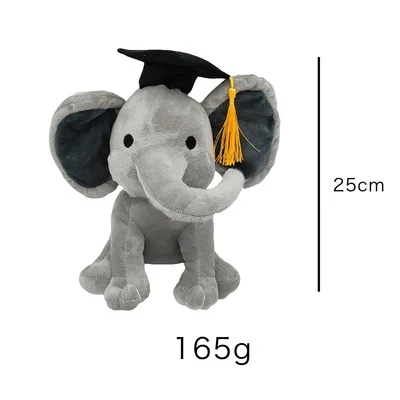 Горячая Распродажа, градиентный подарок, слон, плюшевая игрушка, большие уши, серый, розовый, слон на выпускной, мягкая плюшевая игрушка