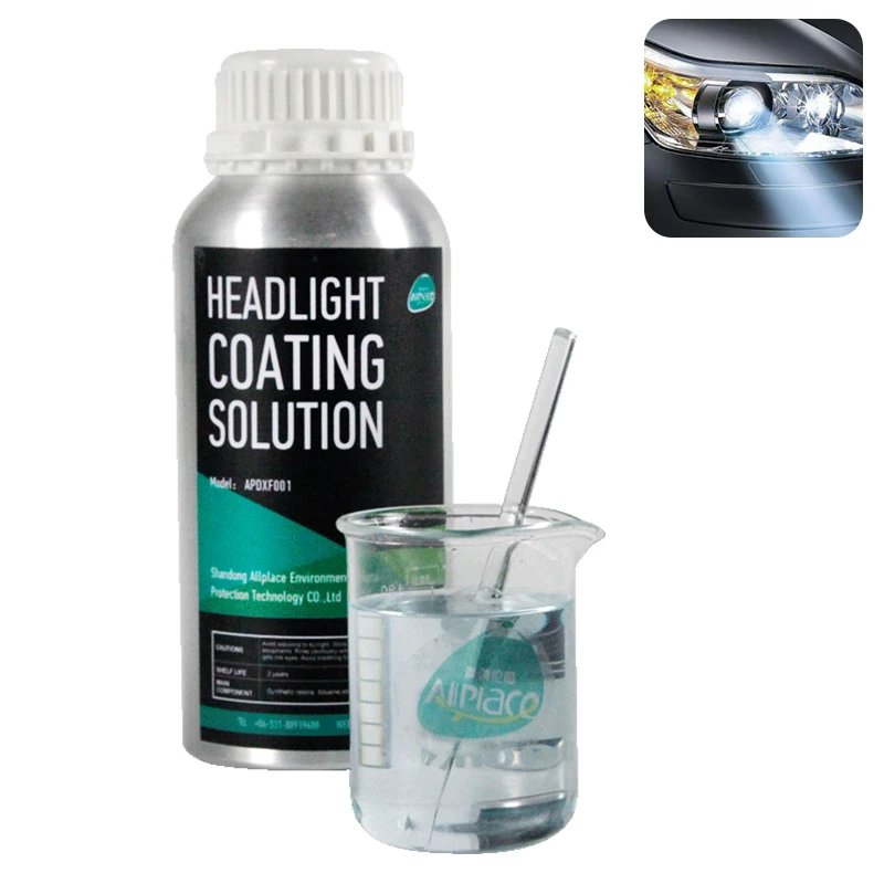 Гидрофобное полировочное покрытие для стекла жидкое восстанавливающее полимерное поверхности фары