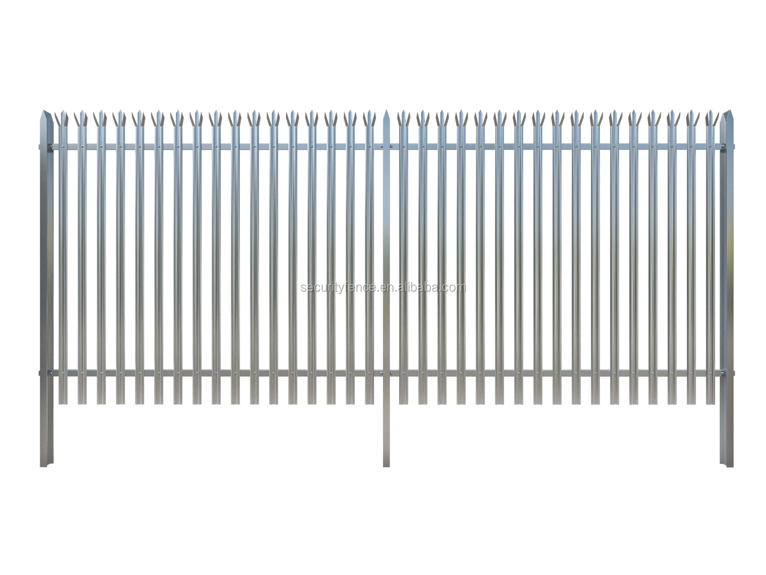 Construction Protective Palisade Steel Galvanized Palisade Picket Steel Fence