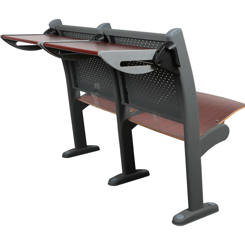 High Quality School University Furniture Wooden Study Folding Step Chairs Lecture Theatre Chairs