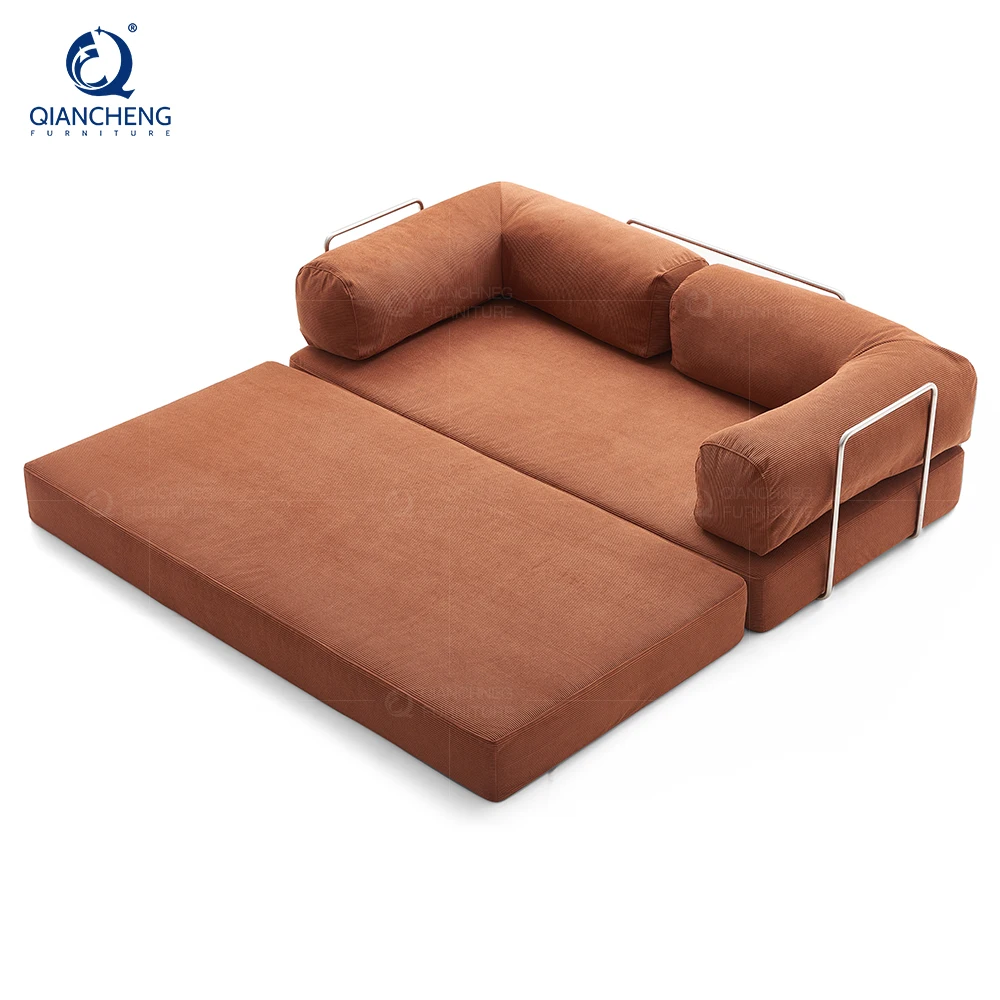 Compression Sponge Packing Vacuum Sofa Bed Guangzhou Direct Sales Design Extendable Couch Living Villa Basement Furniture