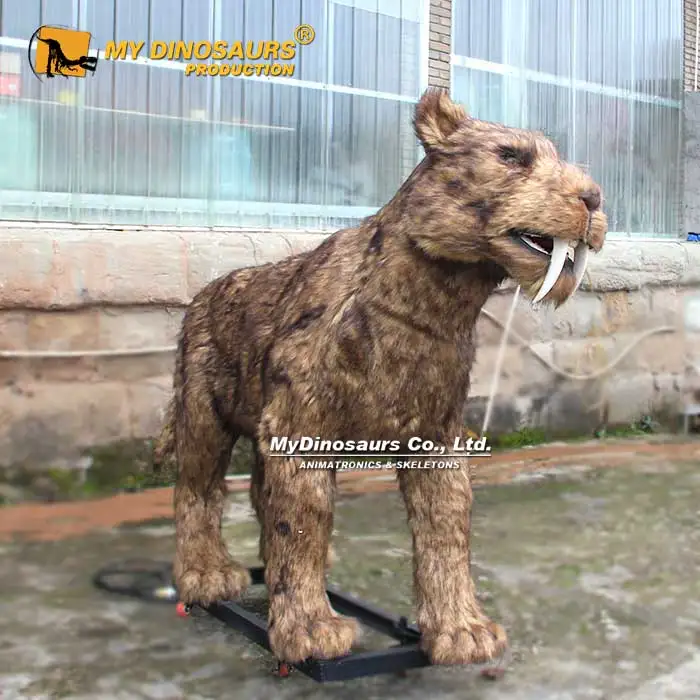 My Dino Animal Exhibition Products Life Size Animatronic Saber-toothed Tiger