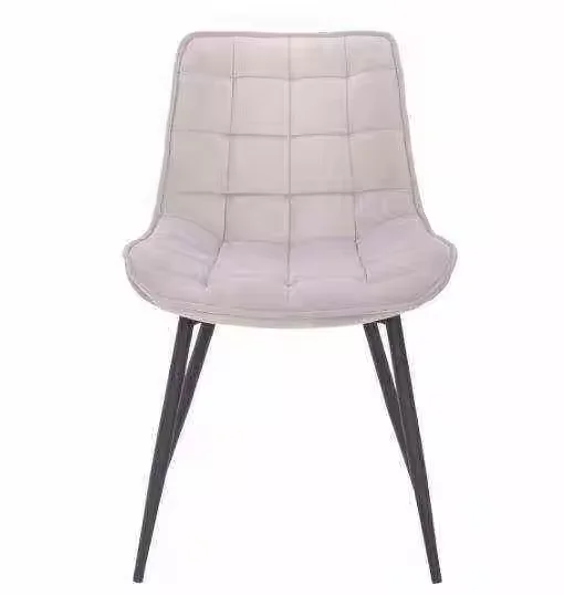 Cheap Price Upholstery Restaurant Chair Metal Legs Comfortable Fabric Velvet Dining Chair