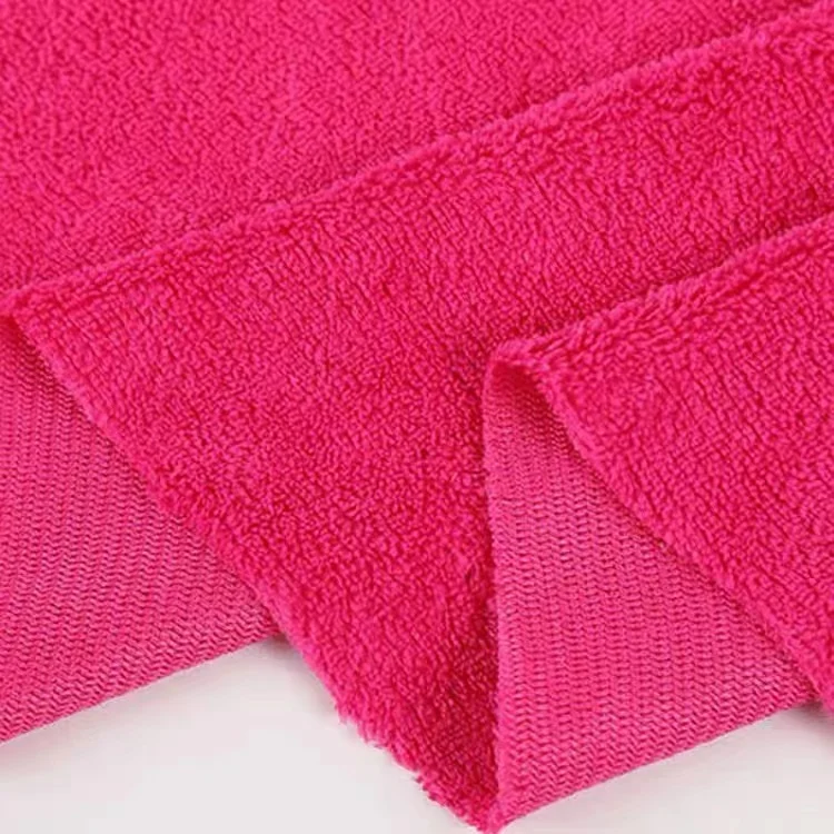 Double side flannel fabric 80 cotton 20 polyester Coral Fleece Corduroy cord fabric  fabric for Bedding