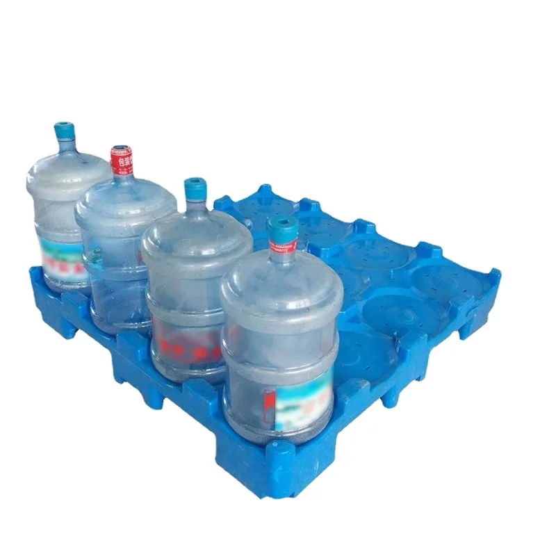 16 Bottles 5 Gallon Water Bottles Stacking Storage HDPE Plastic Pallets