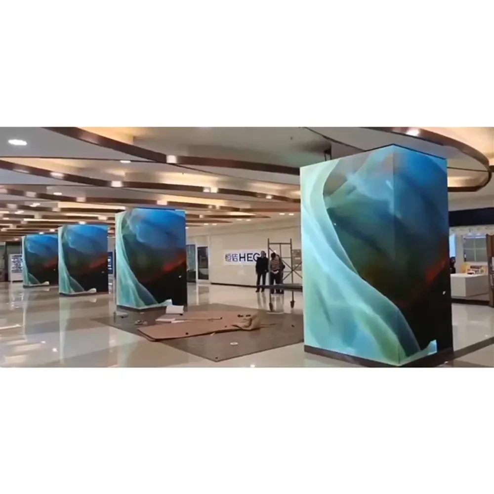 Indoor Cube Screen Right-angle Led Display Screen P2 P2.5 P3 P4 Beveled Module