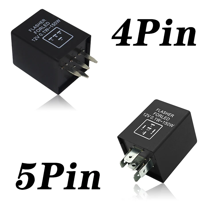 Авто Мото на возраст 2, 3, 4, 5, 8 pin Светодиодный проблесковый маячок реле DRL стробоскоп модуль контроллера для светодиодная Поворотная сигнальная лампа проблесковый маячок
