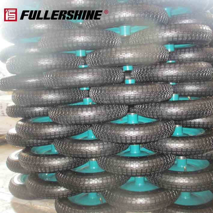 Good Quality Pneumatic Rubber Wheel 14 Inch 3.50-8 With Metal Rim