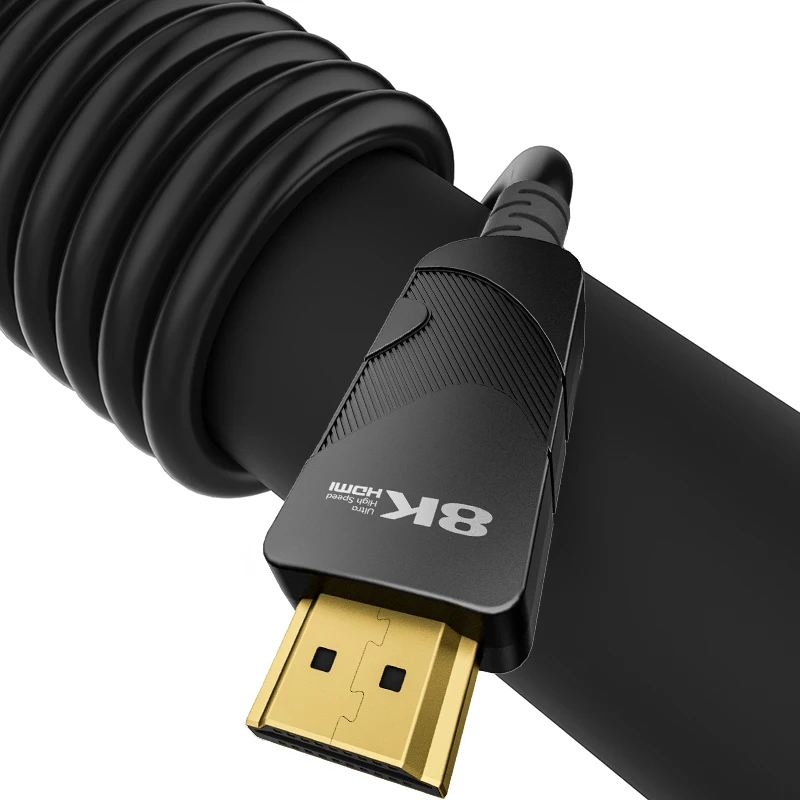 Широко используемые аксессуары и запчасти HDMI-кабель 8k 2 1 3 м позолоченный порт 48 Гбит/с 8K 60 Гц