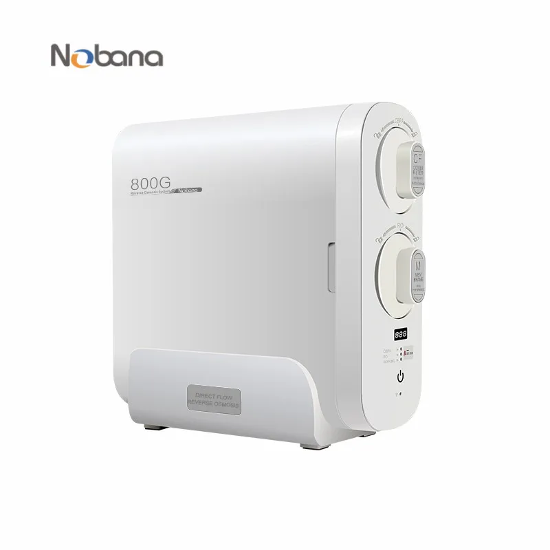  Nobana OEM 800GPD CE сертификация прямой поток компактный безрезервуарный обратный осмос RO фильтр очиститель