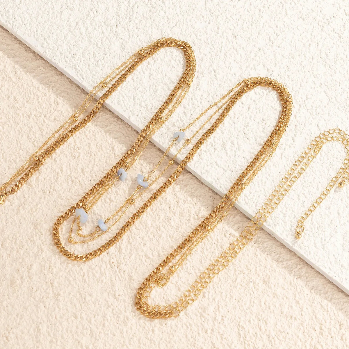 Gold Plated Waist Beads Fashion Alloy Body Chain Plus Size Trendy Belly Beads Parties chaine acier inoxydable tour de taille