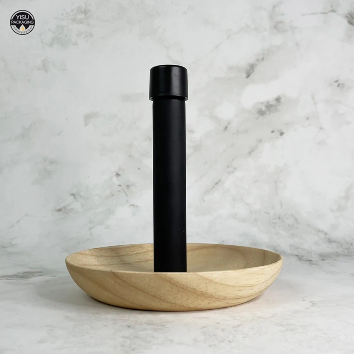 11.5cm Personal Care Glass Pre-Roll Tube with Child Proof Lid Screen Printed for Easy Handling