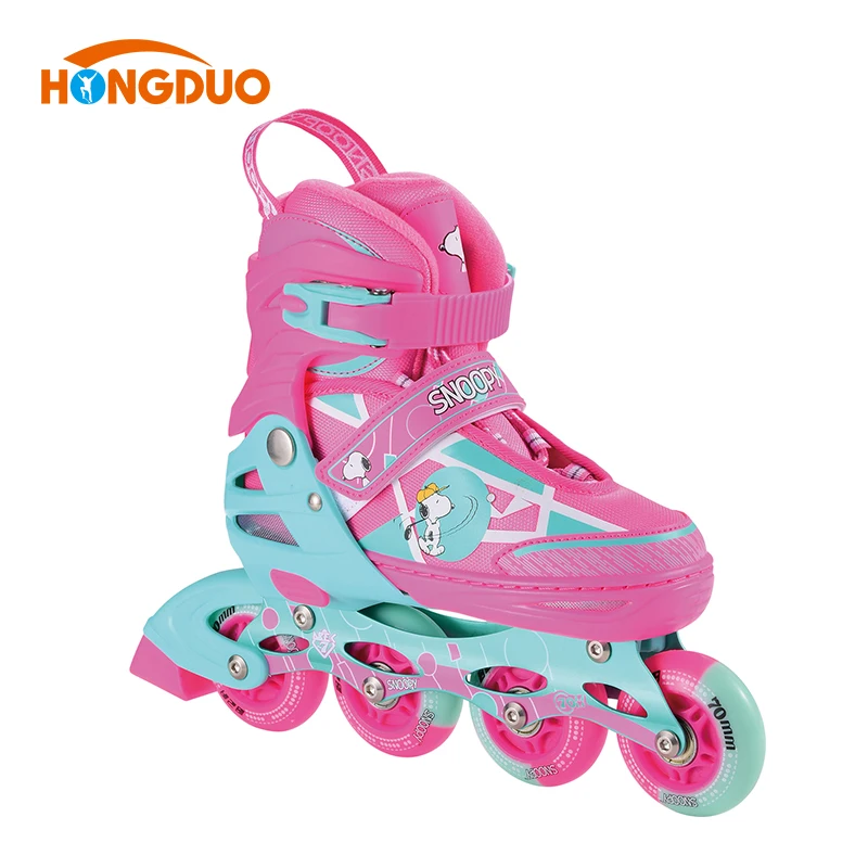 Adult and kids four wheel rubber outsole sktes roller skates shoes