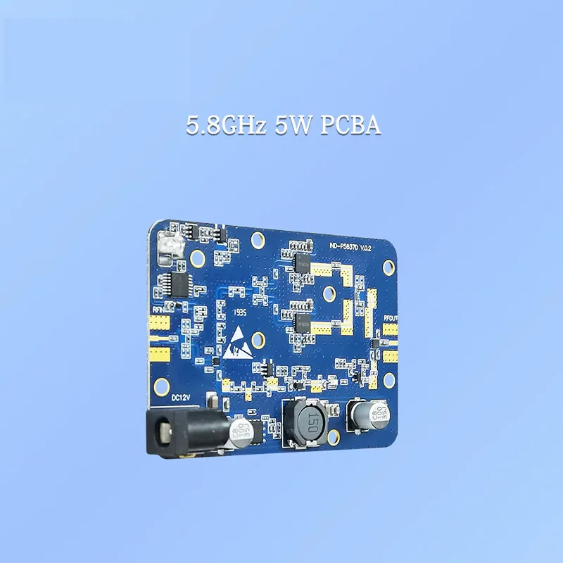 5.8GHz 5W Wifi Wireless Broadband Amplifier Router Power Range Signal Booster Module