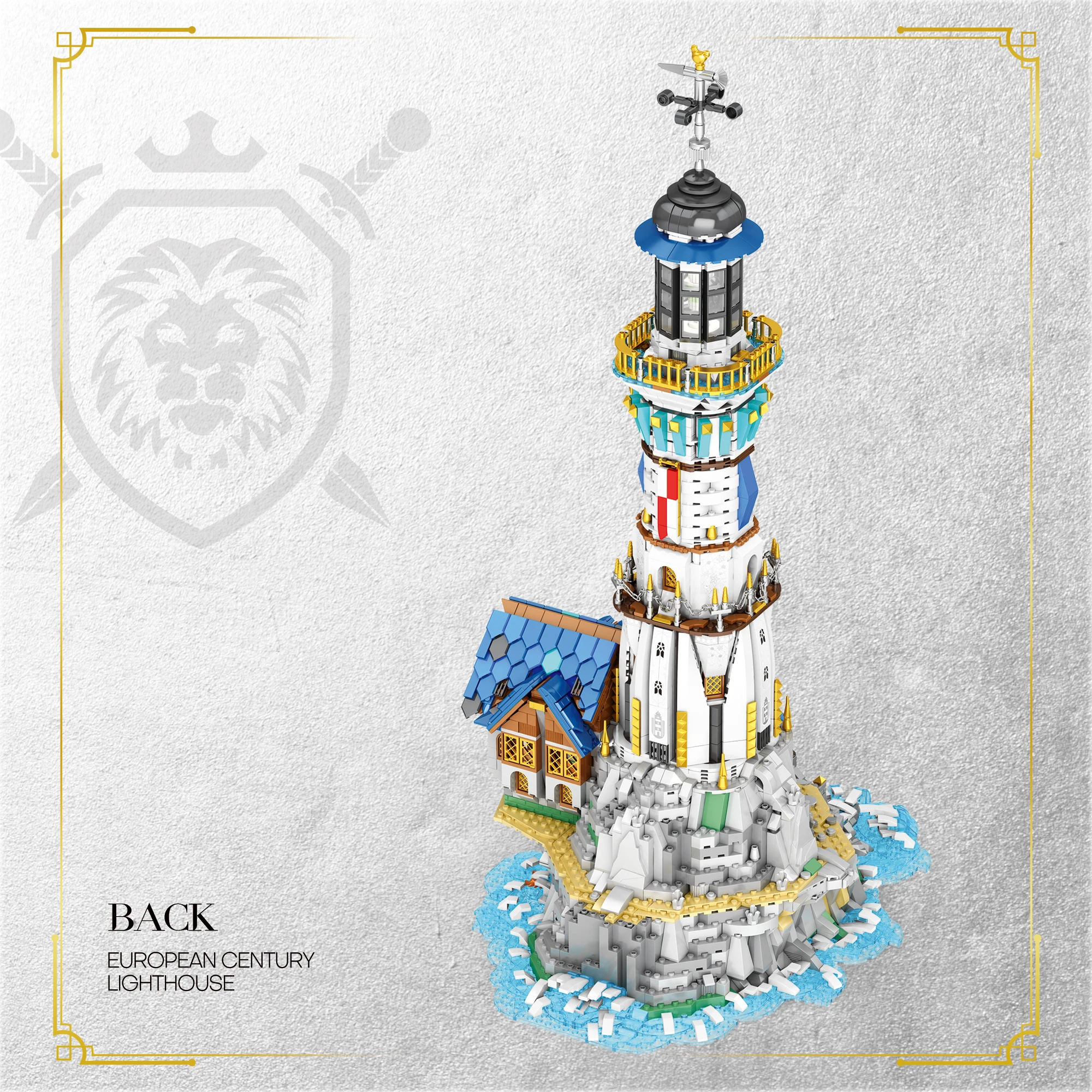 Reobrix 66028 Light House Street View Toy Build blocks model building block Sets Brick Christmas Gift For Kids