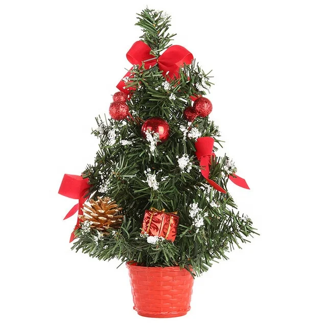 Christmas tree decoration Artificial Tabletop Mini Tree decorations Ornaments family gifts for Home