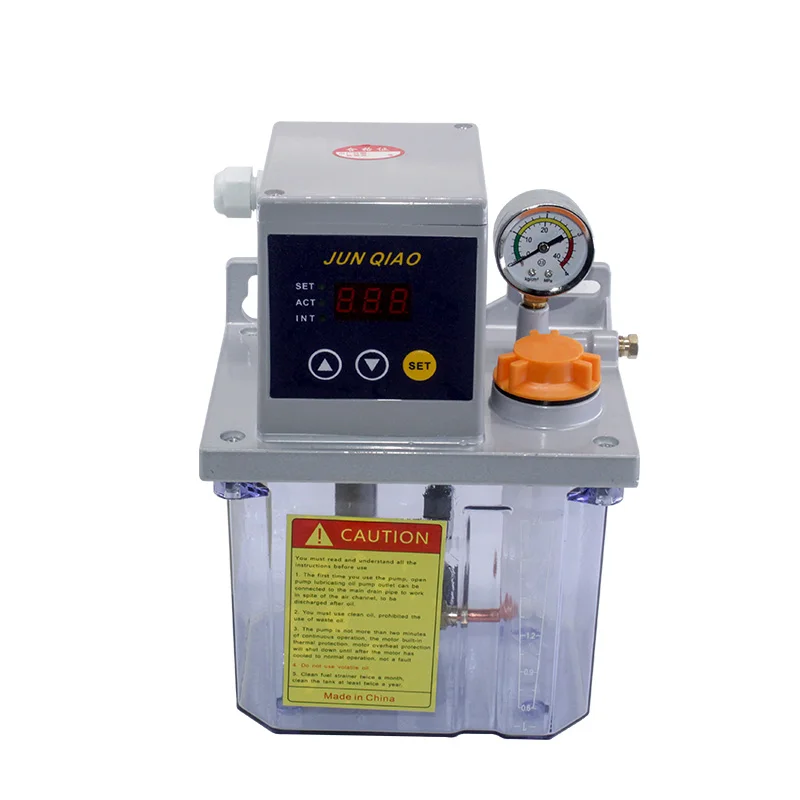 cnc automatic lubrication pump 220V 1.5L gear pump engraving machine lubrication system lubrication pump for CNC router