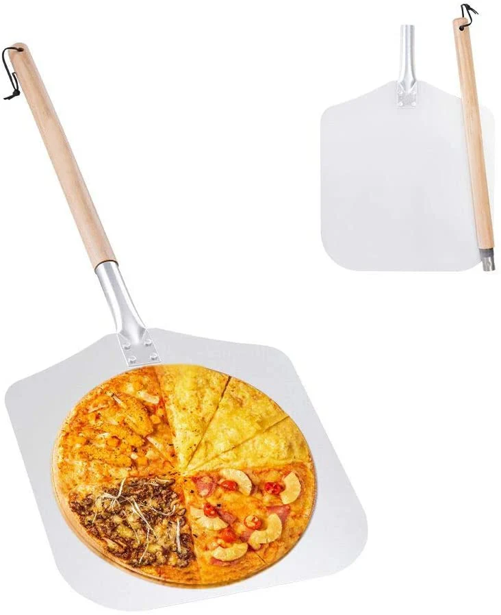 
Large detachable pizza peel Pizza Shovel Aluminum Spade for Baking Homemade Pizza Bread Oven Kitchen Baking Tools 