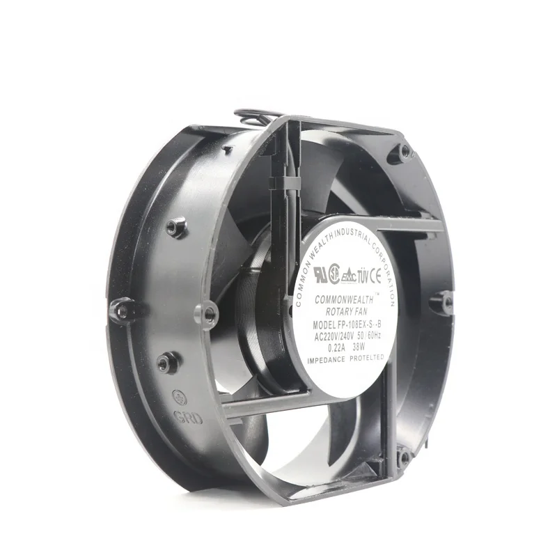 Taiwan Commowealth   FP-108EX-S1-B 17251 220V 0.22A 38W cooling fan