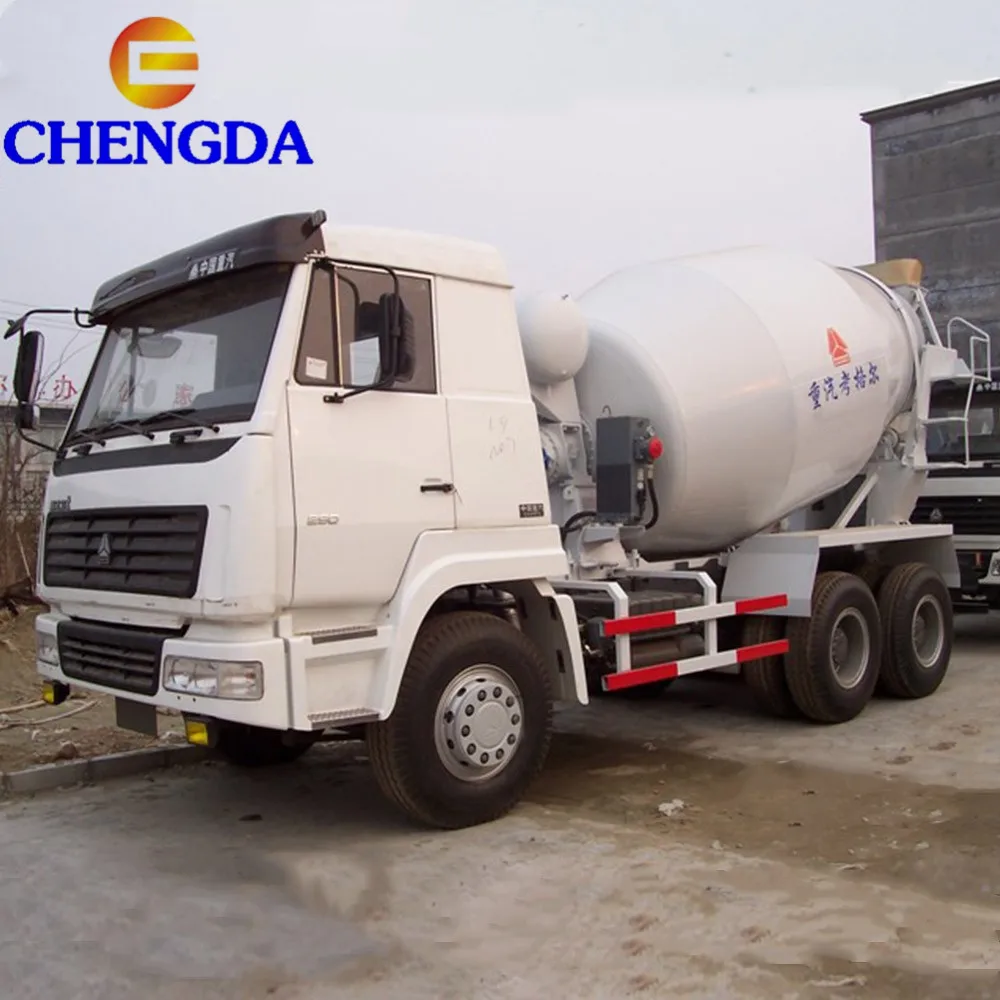High Quality Howo Sinotruk 9 Cubic 10m3 12cbm euro3 6X4 concrete mixer truck for sale