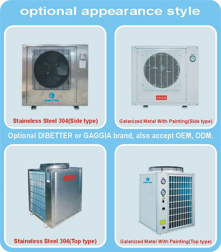 high quality chiller on power saving Air Water Heat Pump Air Source Heat Pump Water Heater