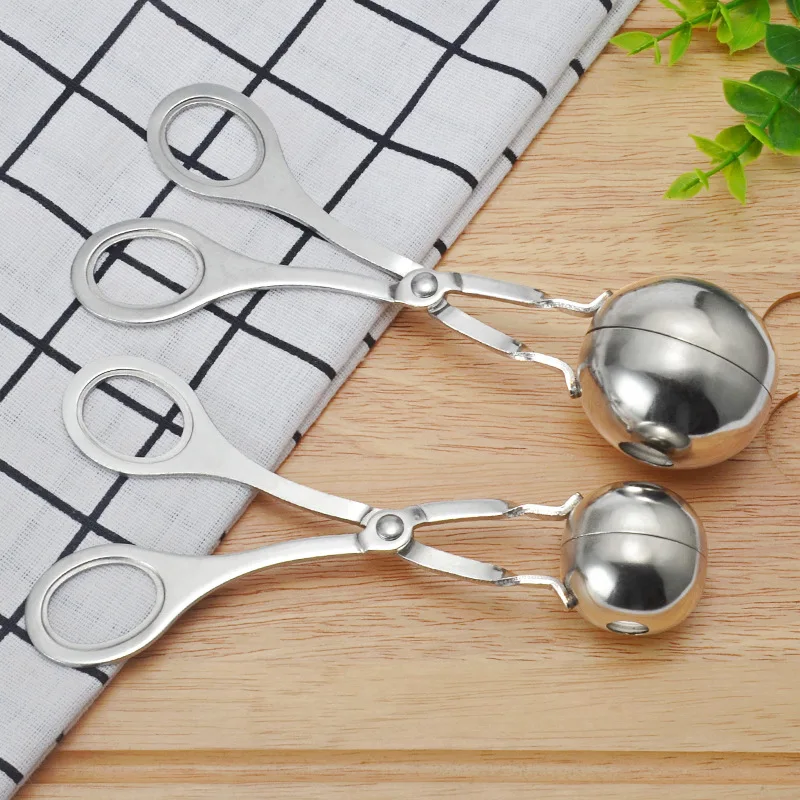 
Stainless Steel Meatball Maker Diy Fish Ball Mold Food Clip Kitchen Creative Ball Maker 