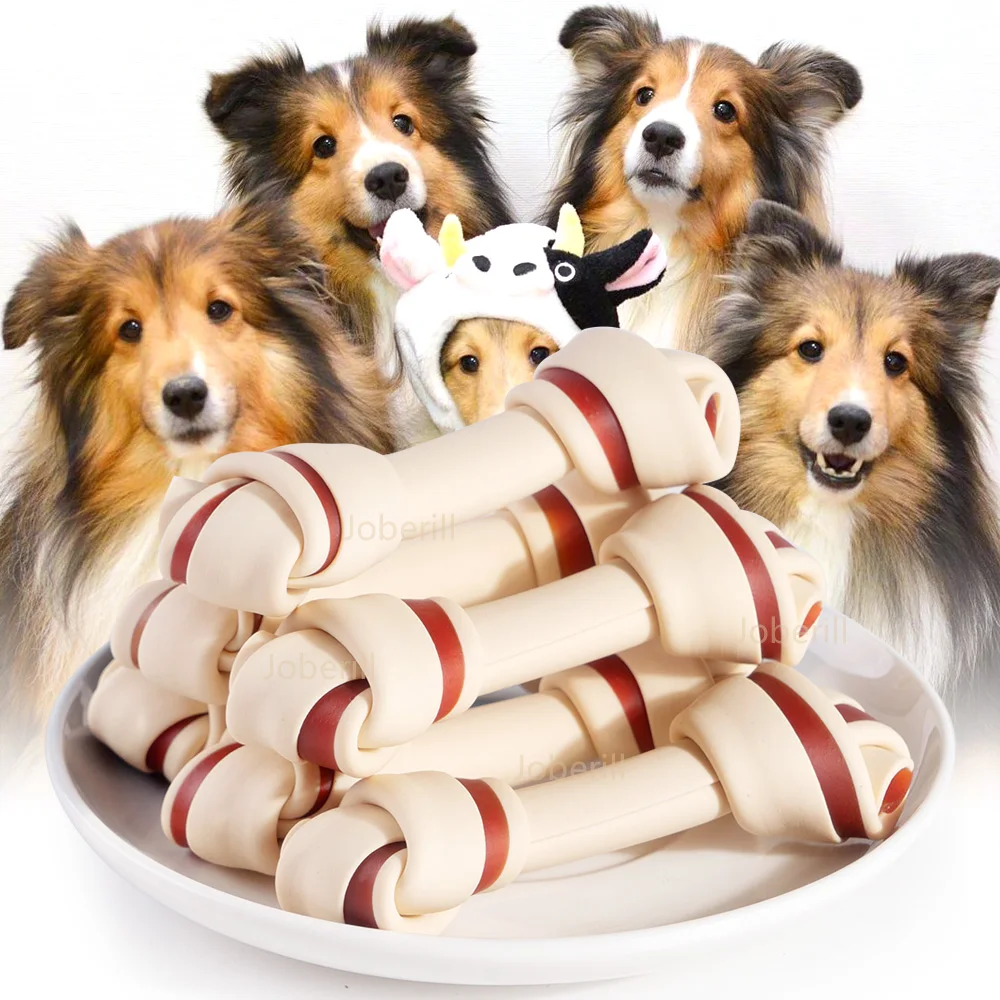 Natural Food Factory Suppliers Dog Chewing Toy Snack Customized No-rawhide Chew Toy Knotted Bone Treats Wholesale Online