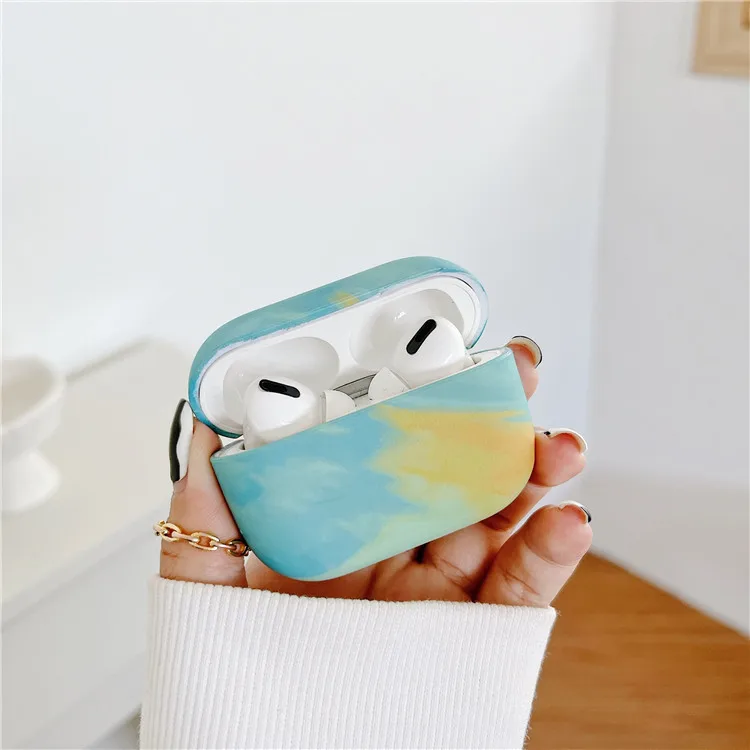 Модные аксессуары для наушников Airpod Pro Чехол ПК мраморный сублимационный чехол Airpods дизайнерский