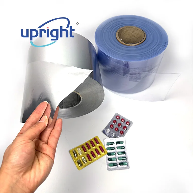 Upright Pharmaceutical Transparent Glossy Matte Nontoxic Medicinal Grade Pvc Film Roll