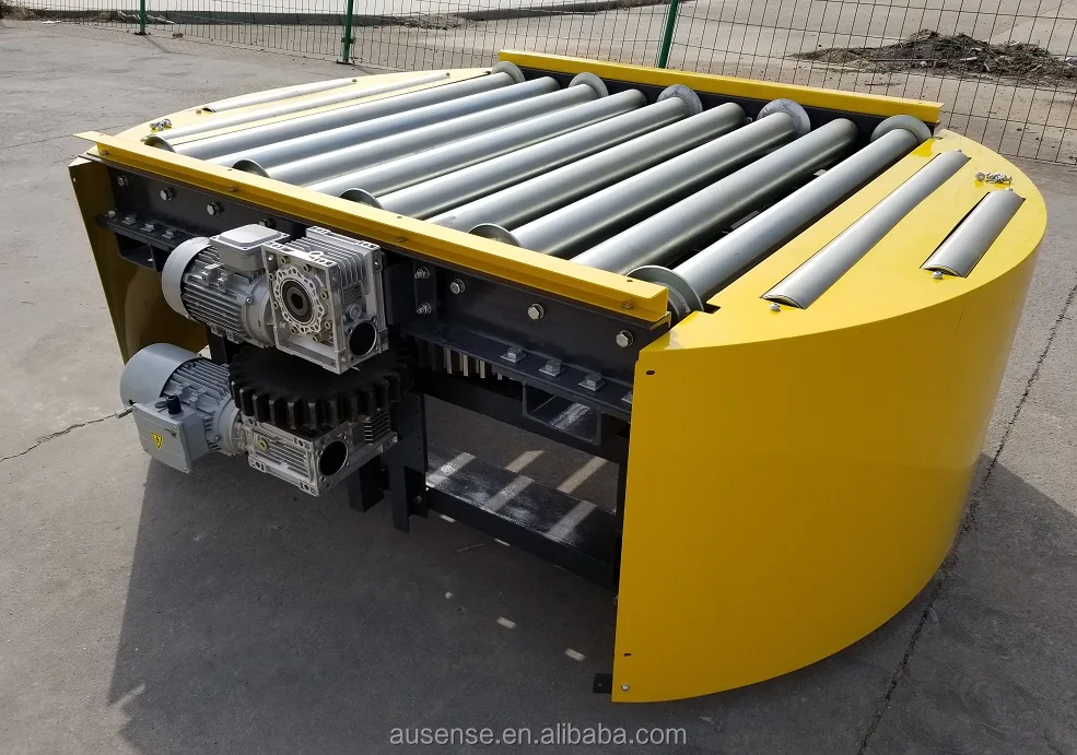 Customized pallet conveyor roller turntable  transfer lifting conveyor transport