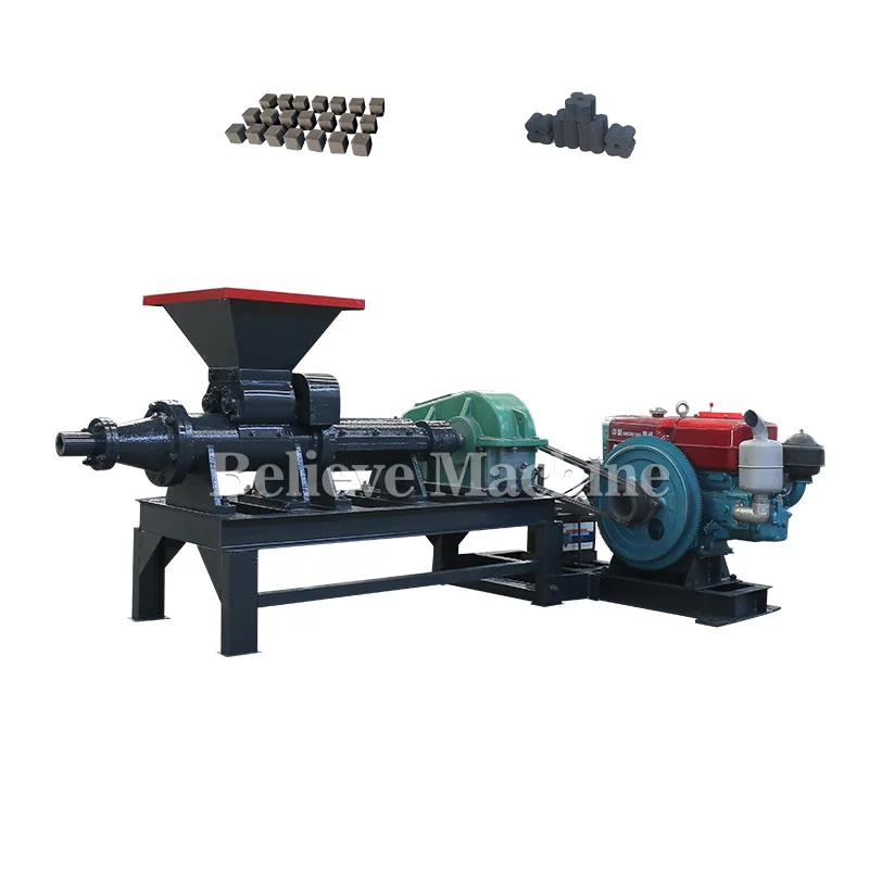 Trend Products Coal Extruder Press Machine Coal Powder Rod Making Extruder Machine Briquette Machine Coal  Powder Extrude