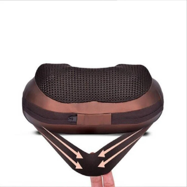 Массажная подушка для всего тела, многофункциональная электрическая подушка для массажа позвоночника, шеи, поясницы, всего тела, для дома и автомобиля