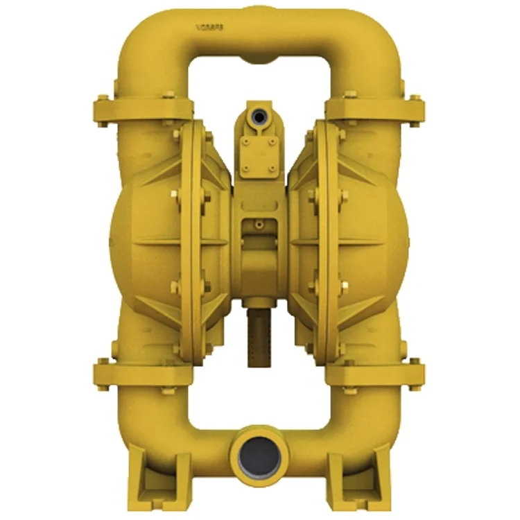2' DN50 Aluminum Manifold PTFE Ball Valve Bolted Pneumatic Powered Double Diaphragm Pump Versa-Matic E2AA5T559C-B-ATEX