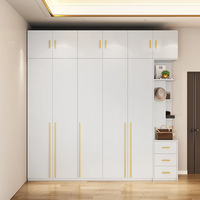 ULT-YJ-90  Modern  bedroom wardrobe designs  luxury  apartment cabinet rental room storage customized wardrobes