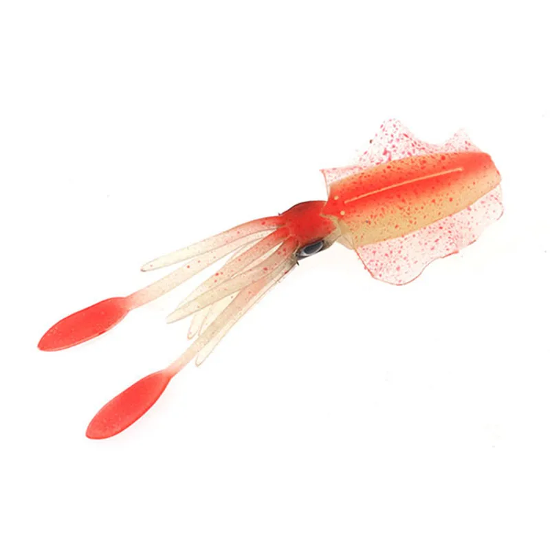 Fishing Soft Lure 7g 100mm Luminous/UV Squid Jig Fishing Lures Octopus Calamar For Sea Fishing Wobbler Bait Jigging
