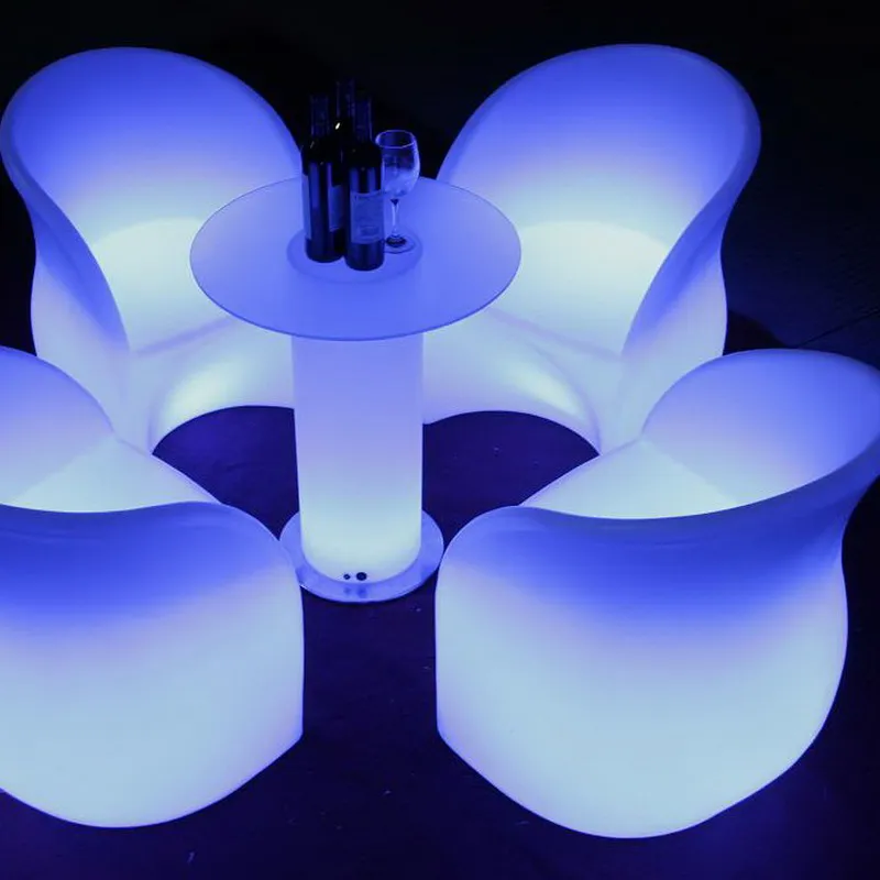 Alibaba Led Cube 40x40x40 80cm RGB IP65 LED Furniture Bar Set for Nightclub