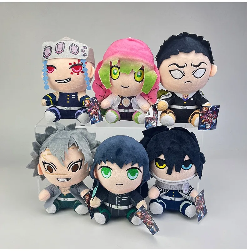 6 видов стилей 20 см демон убийца Kimetsu no Yaiba мультипликационный персонаж для детей Коллекционная кукла аниме плюшевая игрушка