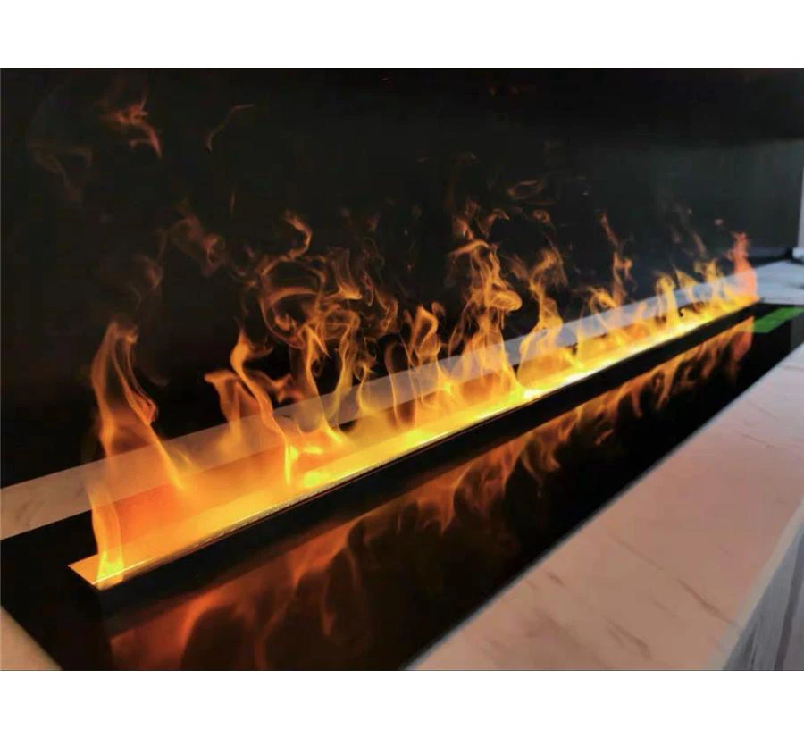 Water Vapor Fire Steam Fireplace Cassette Flat Panel Design Steam Flame Effect Wasserdampf Kamin Waterdamp Haard