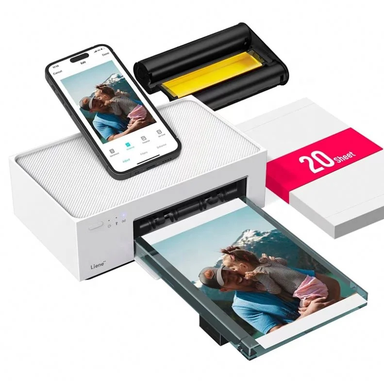 2025 new portable mini photo printer colorful for printing photo albums, suitable for home and office use